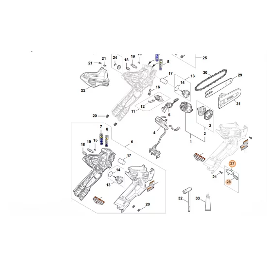 STIHL  Pierścień przeciążeniowy GA04 490 2500